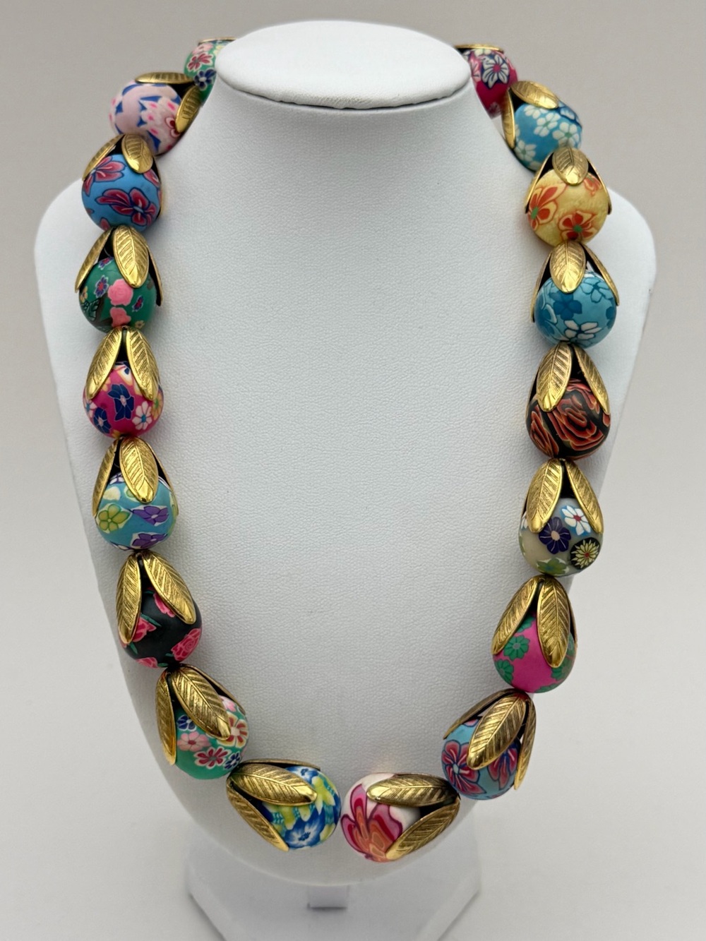 Lenora Dame Beaded Statement Necklace